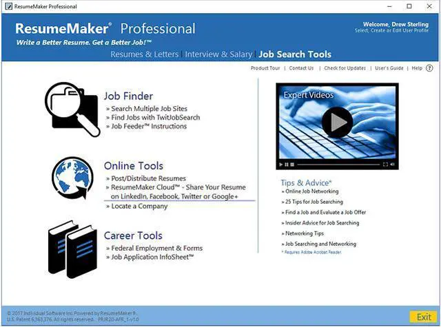 Alt view image 6 of 7 - Individual Software ResumeMaker Professional Deluxe 20
