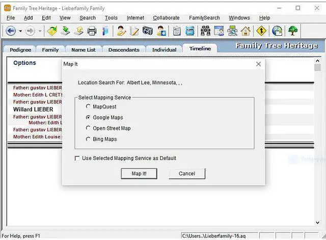 Alt view image 8 of 11 - Individual Software Family Tree Heritage Gold - Download