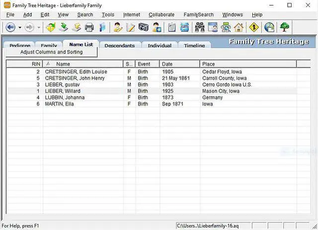 Alt view image 9 of 11 - Individual Software Family Tree Heritage Gold - Download