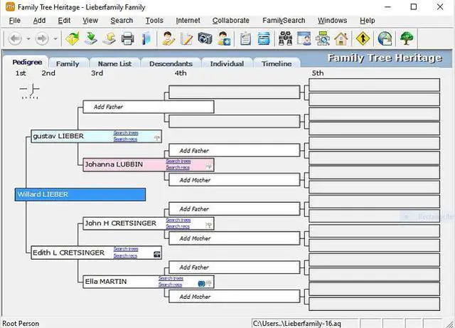 Alt view image 10 of 11 - Individual Software Family Tree Heritage Gold - Download