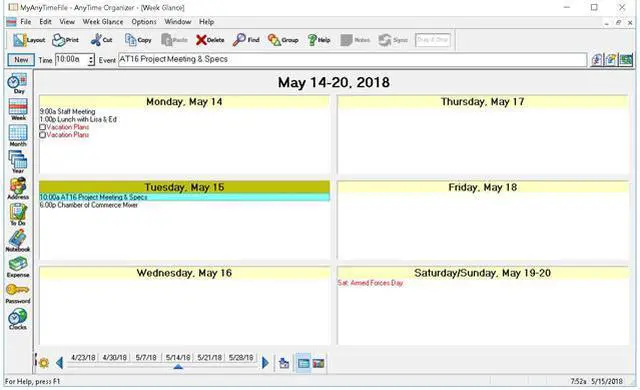 Alt view image 7 of 7 - Individual Software AnyTime Organizer Deluxe 16 - Download