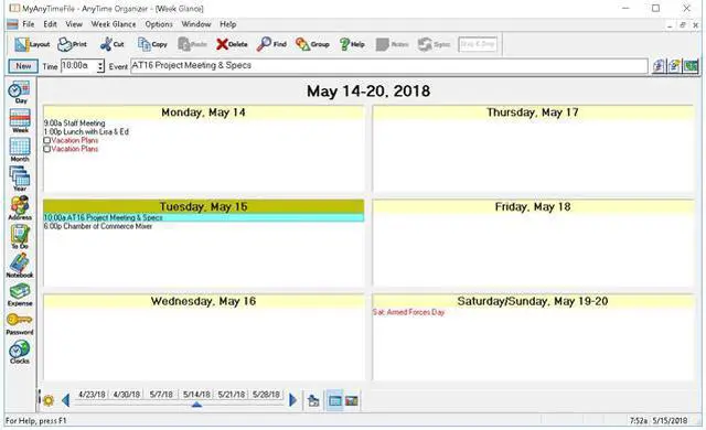 Alt view image 2 of 6 - Individual Software AnyTime Organizer Standard 16 - Download