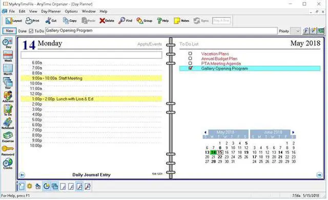 Alt view image 4 of 6 - Individual Software AnyTime Organizer Standard 16 - Download