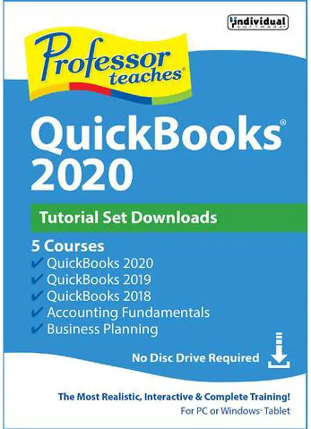 Main image of Individual Software Professor Teaches QuickBooks 2020 - Download