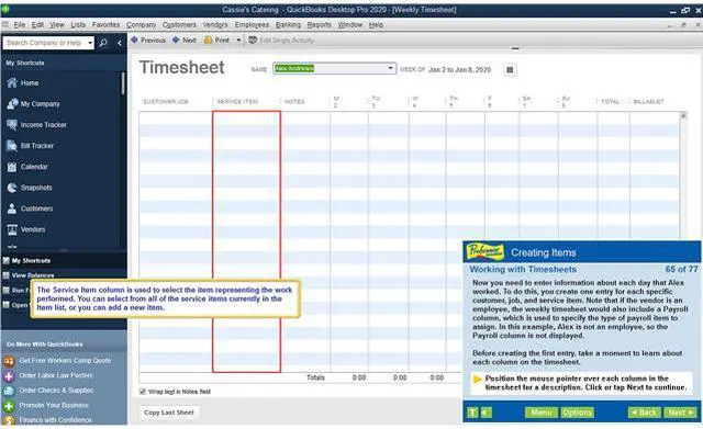 Alt view image 3 of 7 - Individual Software Professor Teaches QuickBooks 2020 - Download