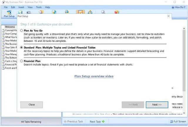 Alt view image 2 of 6 - Individual Software Business Plan Pro Complete Gold Edition - Download