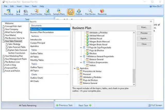Alt view image 5 of 6 - Individual Software Business Plan Pro Complete Gold Edition - Download