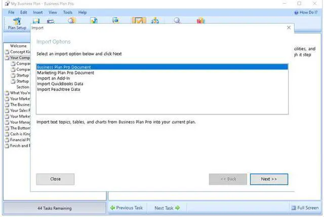 Alt view image 6 of 6 - Individual Software Business Plan Pro Complete Gold Edition - Download