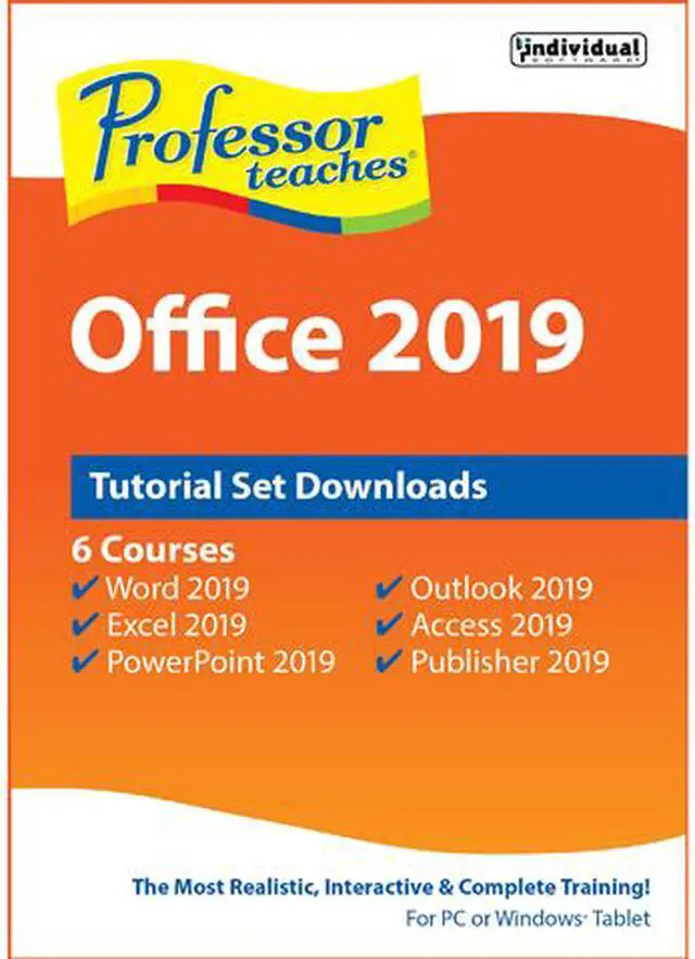 Main image of Individual Software Professor Teaches Office 2019