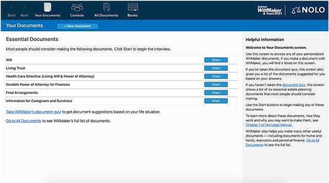 Alt view image 3 of 6 - Quicken WillMaker & Trust 2021 for Windows & MAC