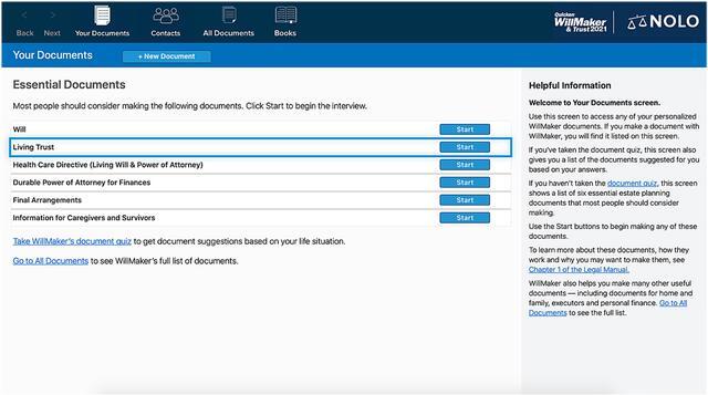 Alt view image 5 of 6 - Quicken WillMaker & Trust 2021 for Windows & MAC