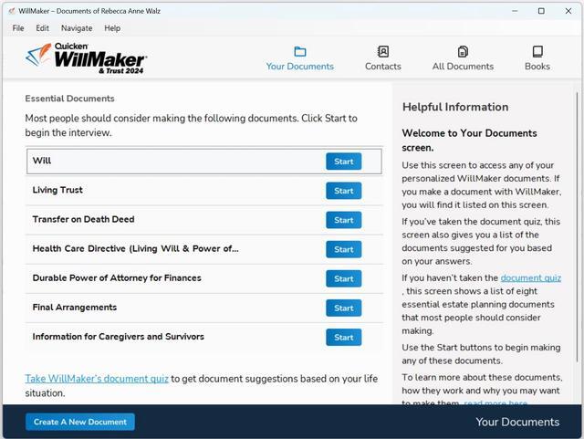Alt view image 2 of 3 - Quicken WillMaker & Trust 2024  - Windows Download