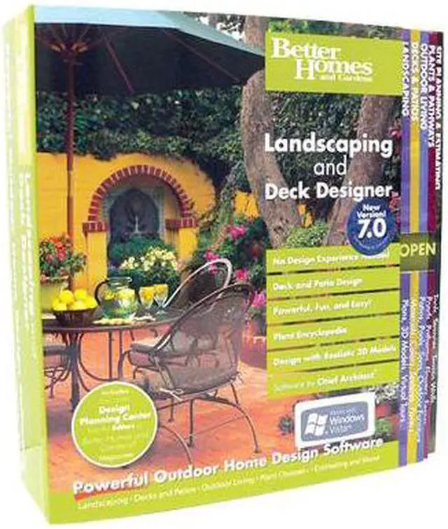Main image of Better Homes and Gardens Landscaping and Deck Designer 7.0