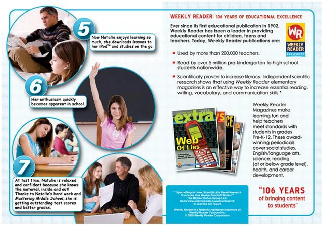 Alt view image 4 of 5 - FOGWARE Weekly Reader Learning System Mastering Middle School 2009