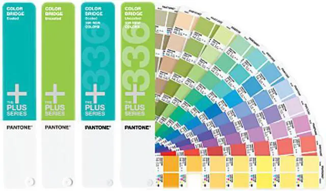 Alt view image 2 of 2 - PANTONE PLUS SERIES COLOR BRIDGE Guides Coated & Uncoated Set and Supplements of 336 New Colors