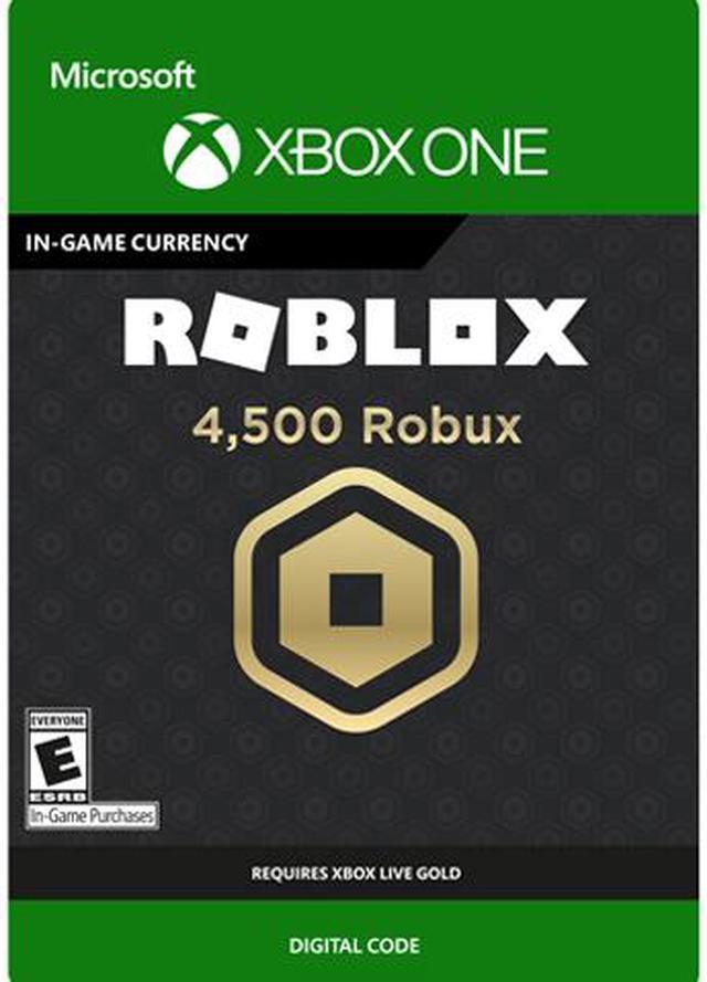 4,500 Robux for Xbox One [Digital Code] 