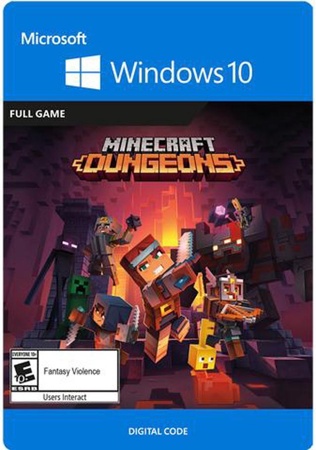 Minecraft Java Edition & Bedrock Edition PC Digital Download Code Only (No  CD/DVD)