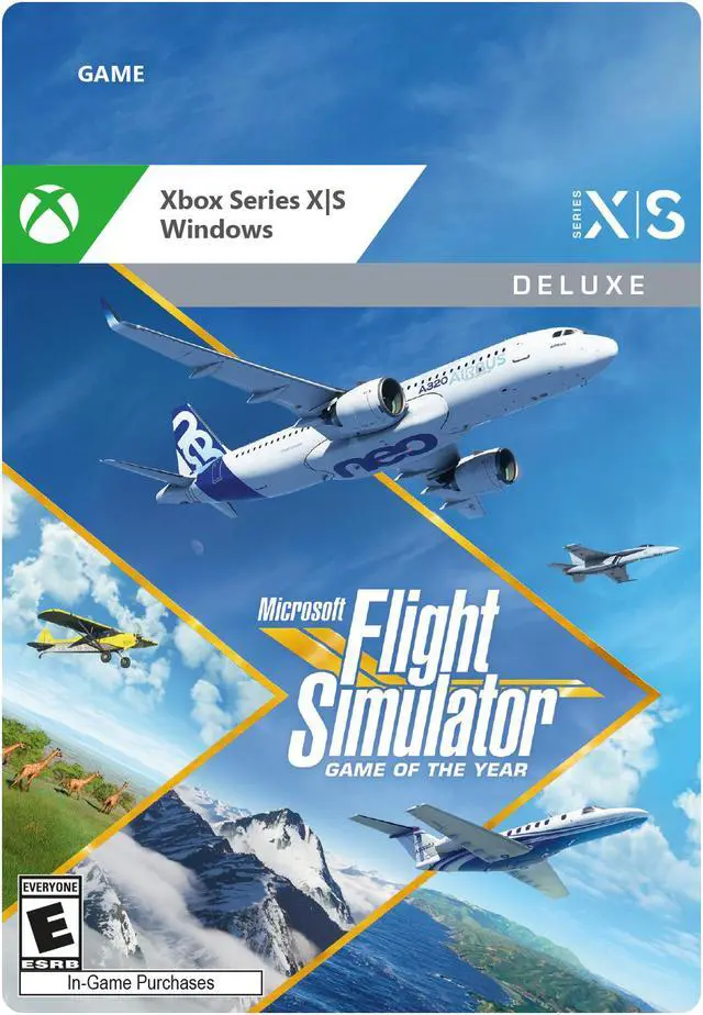 Main image of Microsoft Flight Simulator - Deluxe Game of the Year Edition Xbox Series X/S, Windows [Digital Code]
