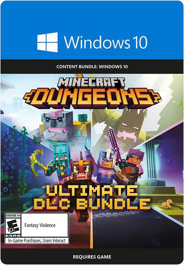 Main image of Minecraft Dungeons: Ultimate DLC Bundle Windows 10 [Digital Code]