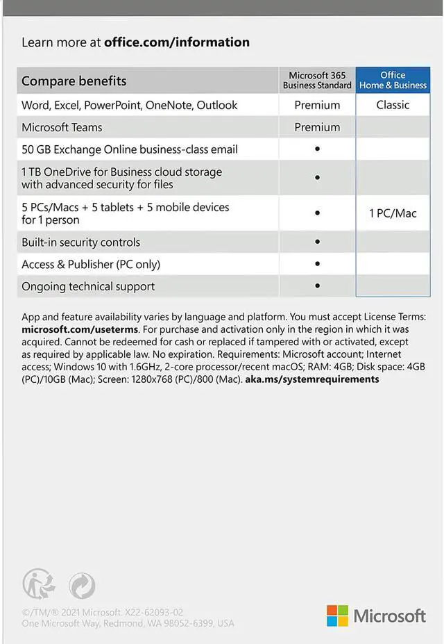 Microsoft Office Home & Business 2021 | One Time Purchase, 1