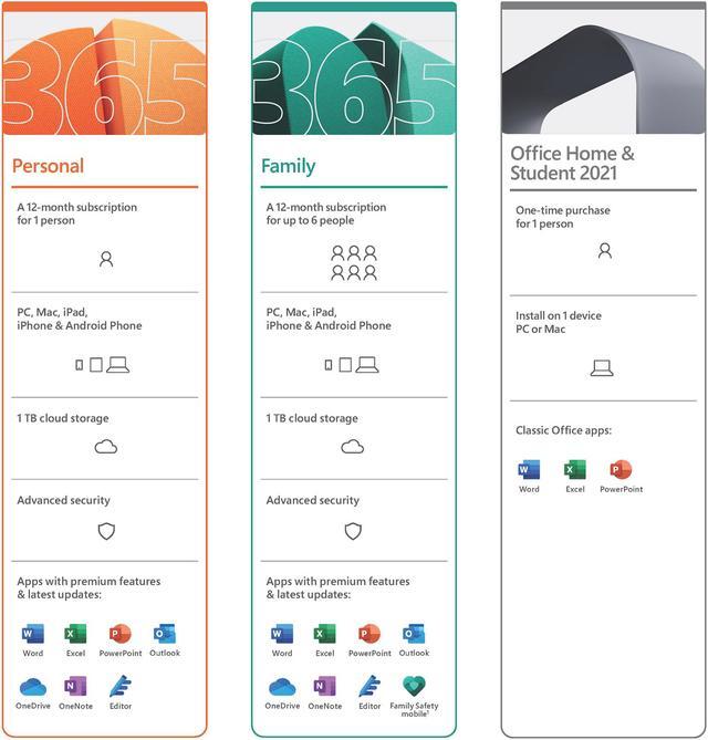 Alt view image 2 of 5 - Microsoft Office Home & Student 2021 | One time purchase, 1 device | Windows 10/11 PC/Mac Download