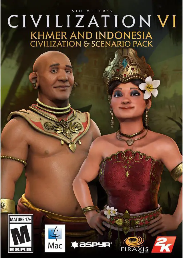 Main image of Sid Meier's Civilization VI - Khmer and Indonesia Civilization & Scenario Pack (MAC) [Online Game Code]