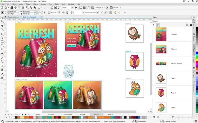 Alt view image 5 of 9 - CorelDRAW Graphics Suite 2021 365-Day Windows Subscription - Download