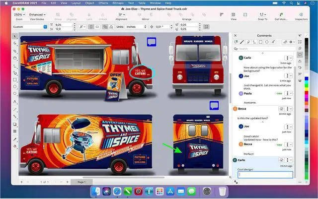 Alt view image 2 of 9 - CorelDRAW Graphics Suite 2021 365-Day Mac Subscription - Download