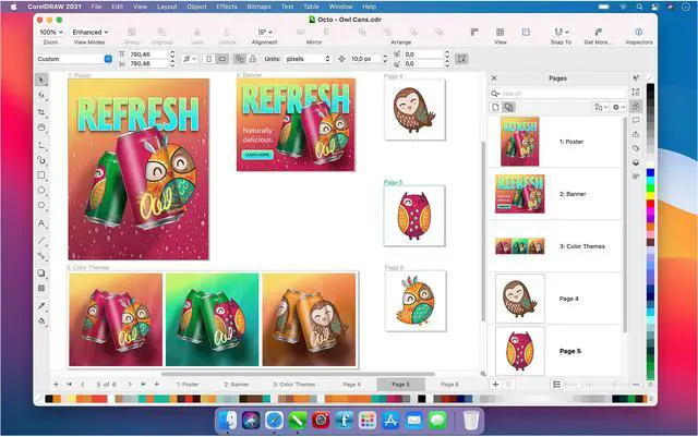 Alt view image 3 of 9 - CorelDRAW Graphics Suite 2021 365-Day Mac Subscription - Download