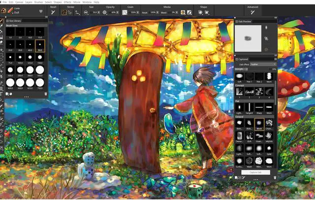 Alt view image 4 of 8 - Corel Painter 2022 Education Edition - Download