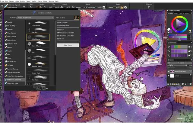 Alt view image 5 of 8 - Corel Painter 2022 Education Edition - Download