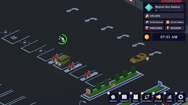 Alt view image 2 of 6 - Gas Station Tycoon - PC [Steam Online Game Code]