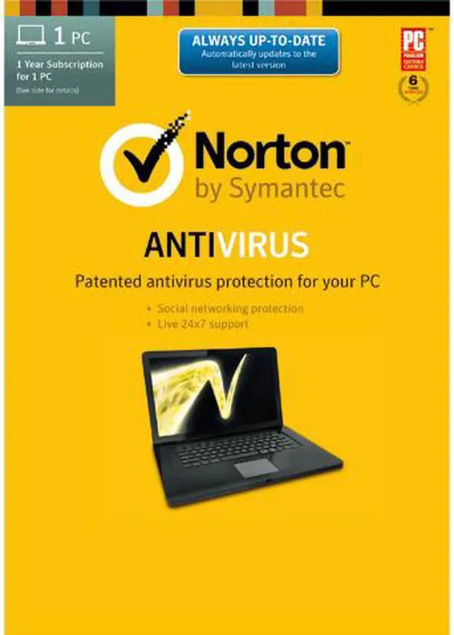 Main image of Symantec Norton Antivirus 2014 - 1 PC Download
