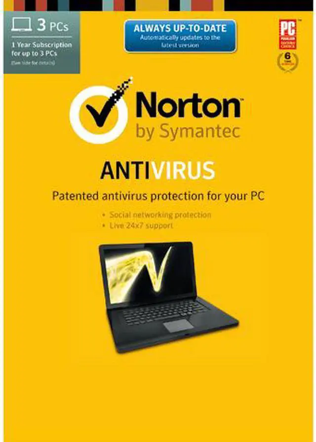 Main image of Symantec Norton Antivirus 2014 - 3 PCs
