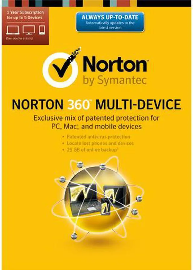 Alt view image 2 of 2 - Symantec Norton 360 2014 Multi-Device (5 Devices)