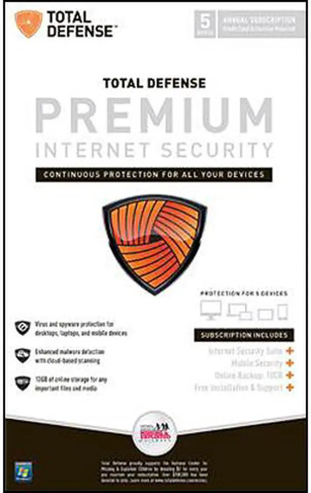 Main image of Total Defense Premium Internet Security - 5 User (Retail)