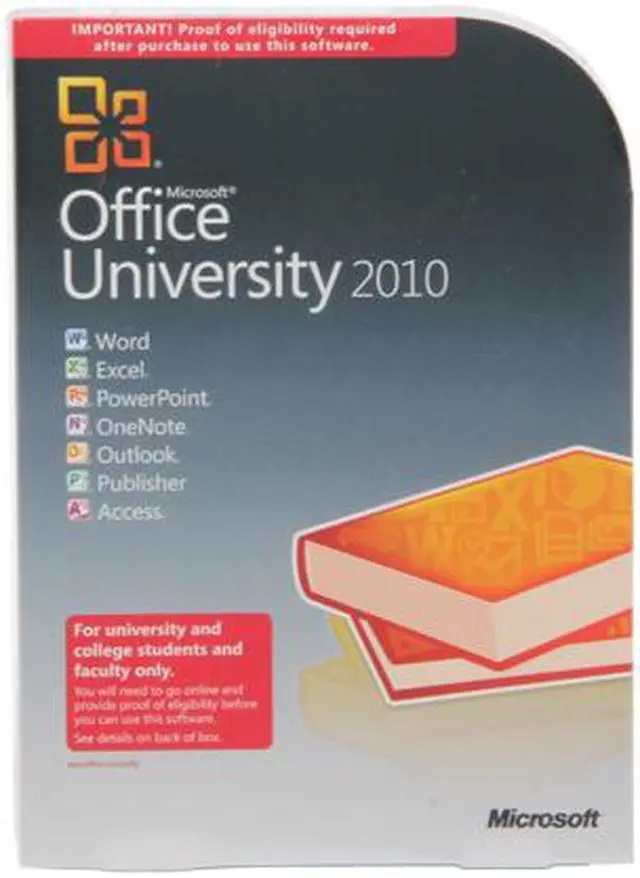 Main image of Microsoft Office University 2010 Academic Edition