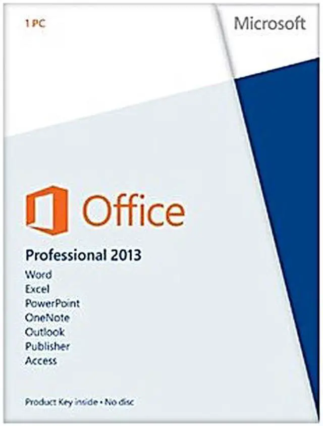 Main image of Microsoft Office Professional 2013 Product Key Card - 1 PC