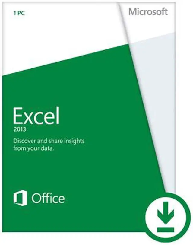 Main image of Microsoft Excel 2013 - Download - 1 PC