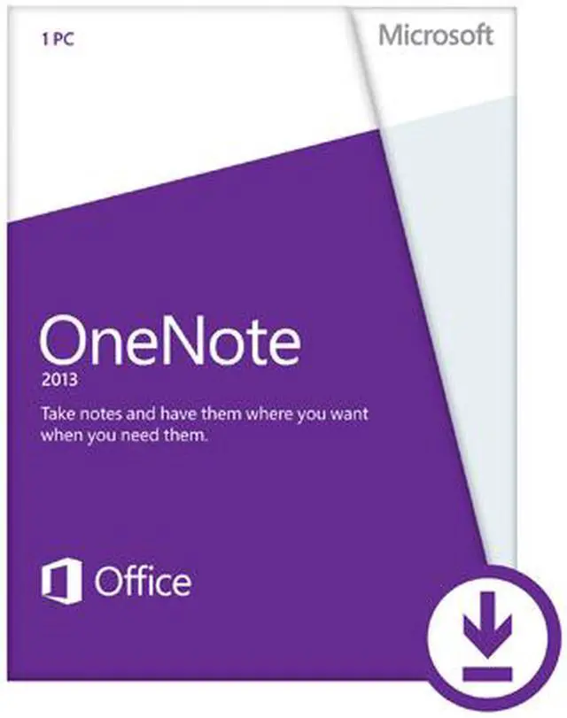 Main image of Microsoft OneNote 2013 (Non-Commercial) - Download - 1 PC