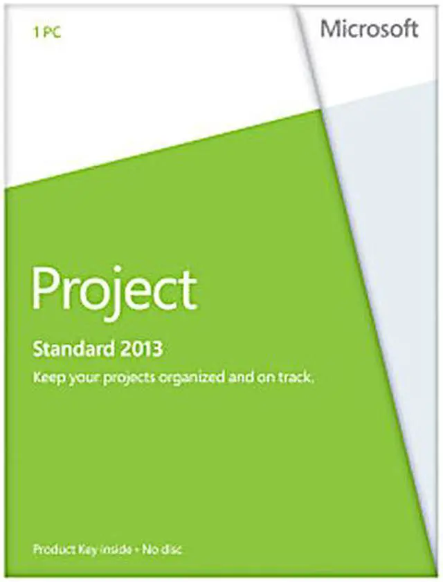Main image of Microsoft Project 2013 Product Key Card (no media) - 1 PC