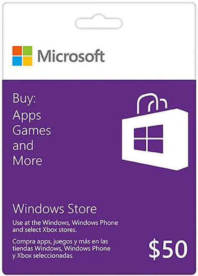 Main image of Microsoft Windows Gift Card $50