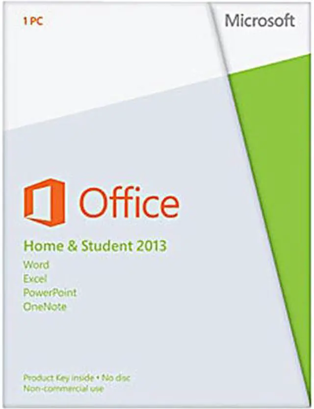 Main image of Microsoft Office Home and Student 2013 Product Key Card - 1 PC