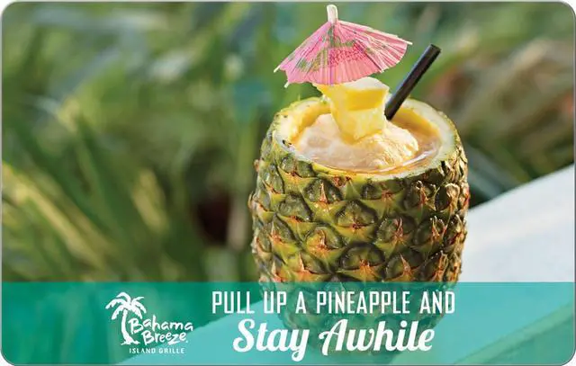 Main image of Bahama Breeze $100 Gift Card (Email Delivery)