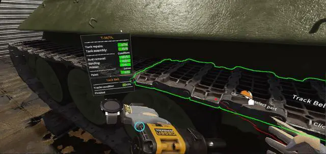 Alt view image 7 of 10 - Tank Mechanic Simulator VR - PC [Steam Online Game Code]