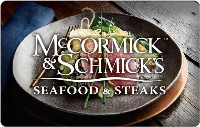Main image of McCormick & Schmick's $50 Gift Card (Email Delivery)