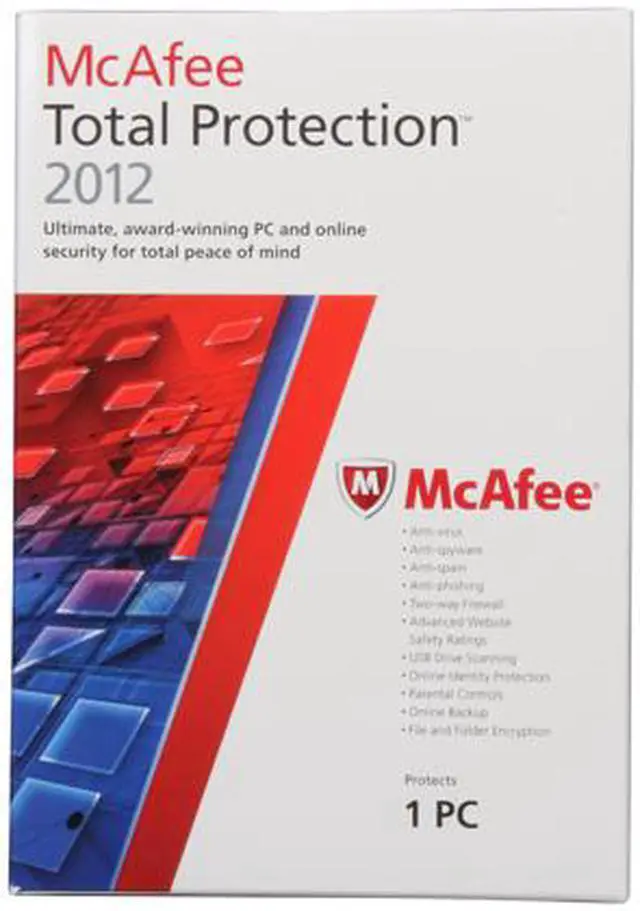 Main image of McAfee Total Protection 2012 - 1 User