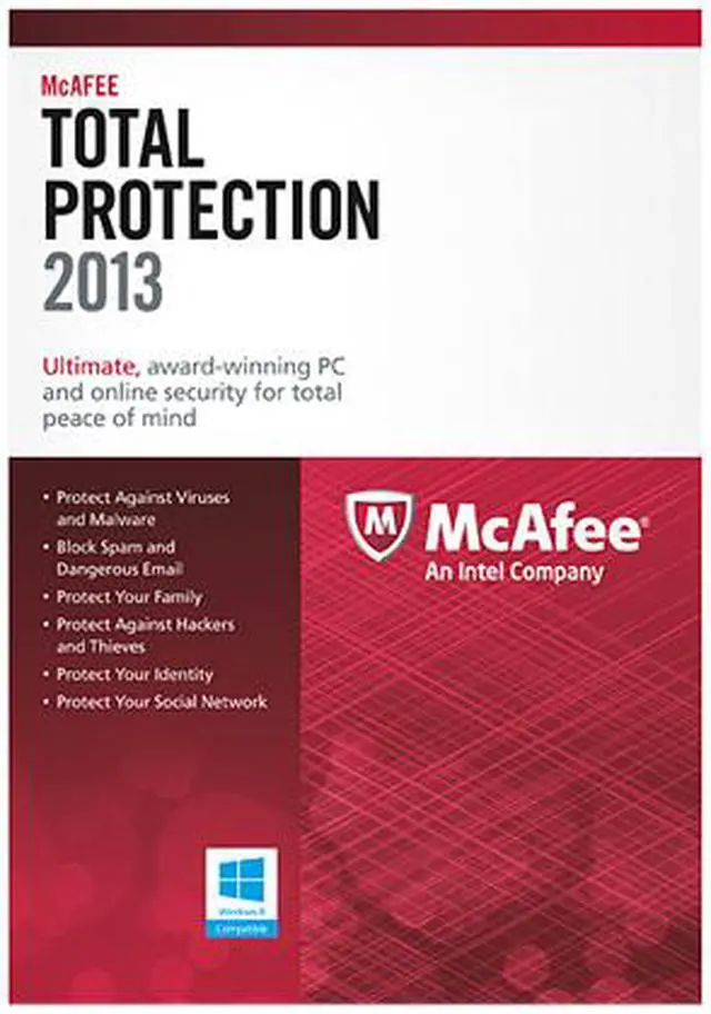 Main image of McAfee Total Protection 2013 - 3 PCs