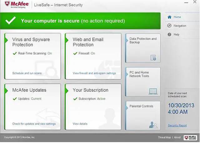 Alt view image 5 of 8 - McAfee LiveSafe Unlimited Device (Retail) - 1 Year