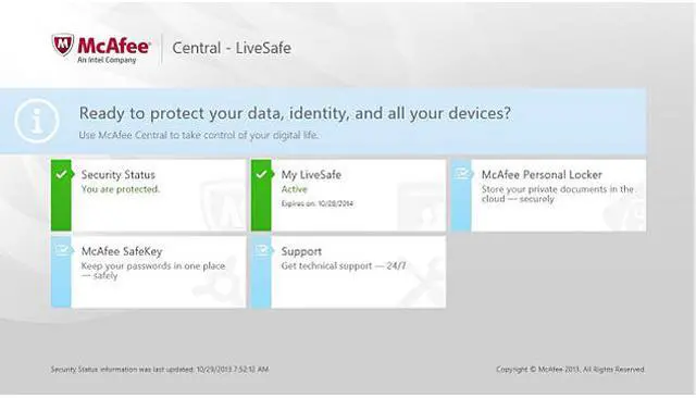 Alt view image 2 of 8 - McAfee LiveSafe Unlimited Device - 1 Year